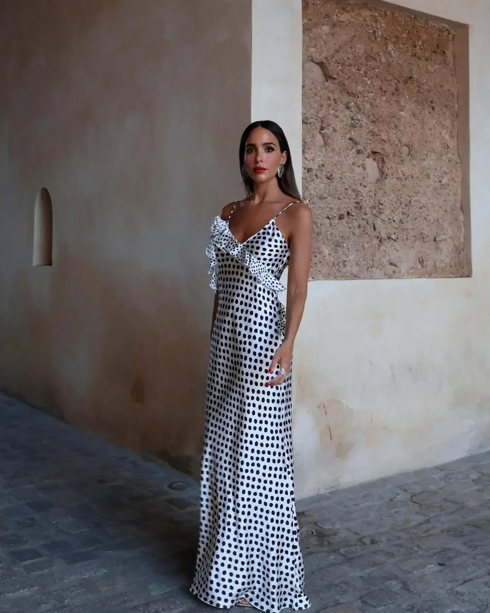 Dorra Poka Dot Maxi Dress